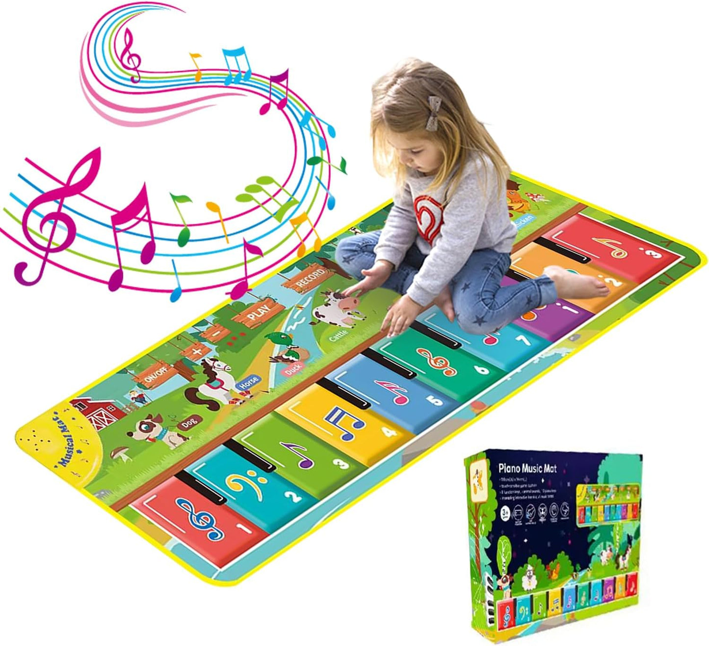 Piano Music Dancing Mat