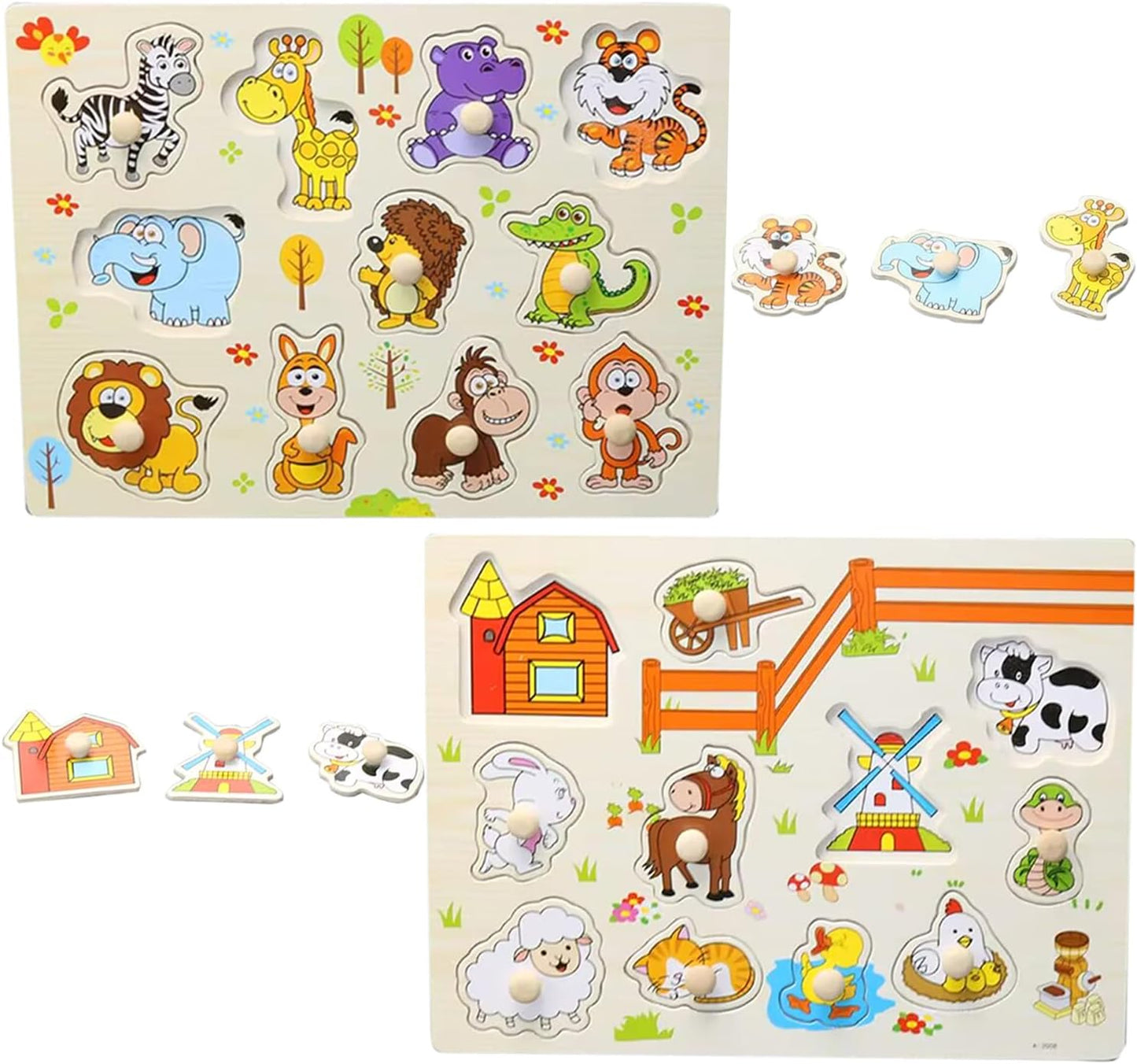 Animal Wooden Puzzles