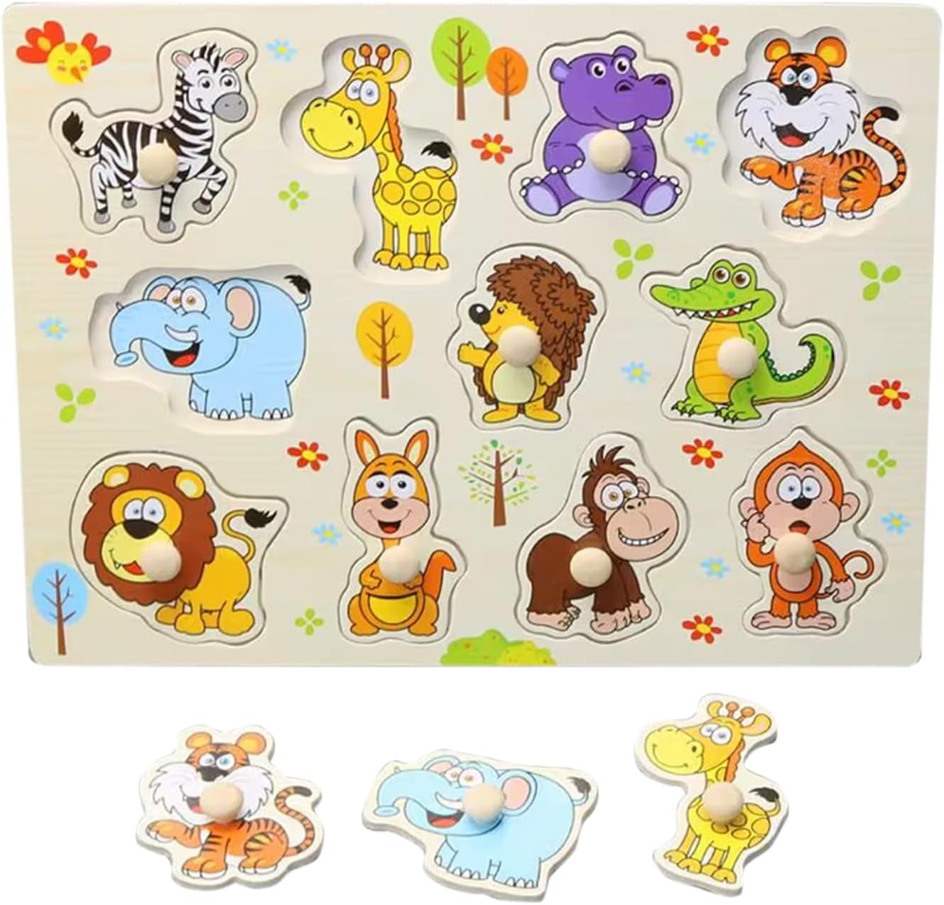 Animal Wooden Puzzles