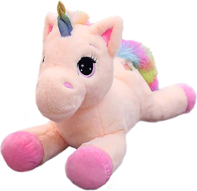 Georgie Porgy Children Plush Unicorn Velvet Cuddly Toy Animal Teddy Soft Toy (15 Inch Unicorn) - GeorgiePorgy