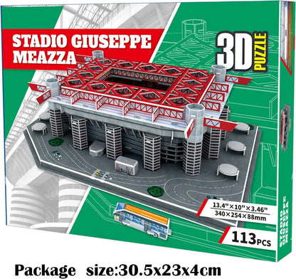 3D Football Stadium Puzzle Toy DIY Building Model Kits Construction Sets Jigsaw Puzzle - GeorgiePorgy