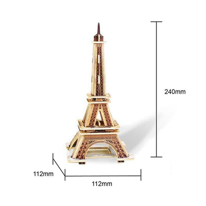 Robotime 3D wooden building puzzle-Eiffel Tower freeshipping - GeorgiePorgy