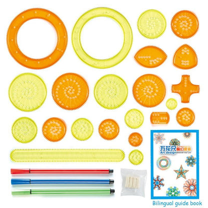 Spirograph Art Tool with Pens freeshipping - GeorgiePorgy