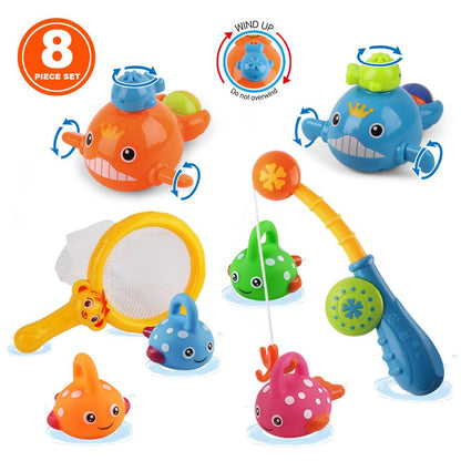 Bath Time Toys 8pcs freeshipping - GeorgiePorgy