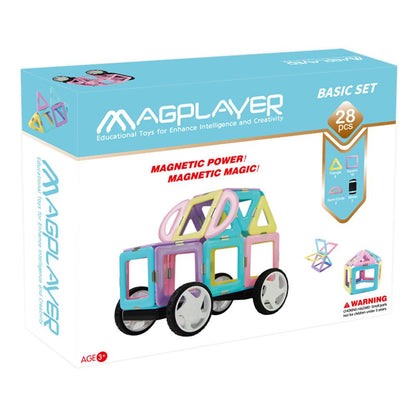 Magplayer Magnetic Toys Basic Set 28 pcs freeshipping - GeorgiePorgy