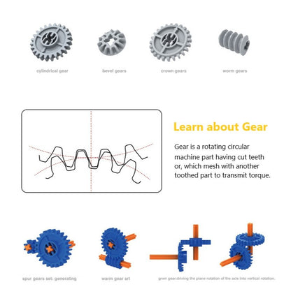 Gear Machine 3 in 1 Construction Set freeshipping - GeorgiePorgy