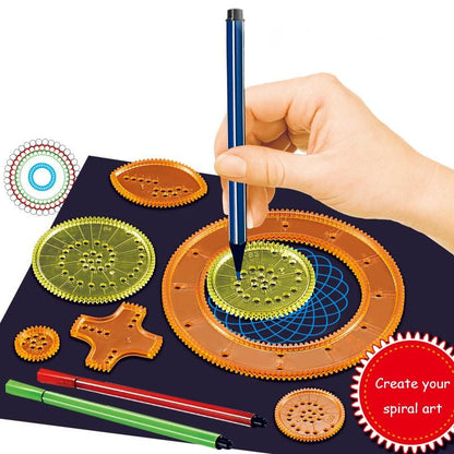 Spirograph Art Tool with Pens freeshipping - GeorgiePorgy