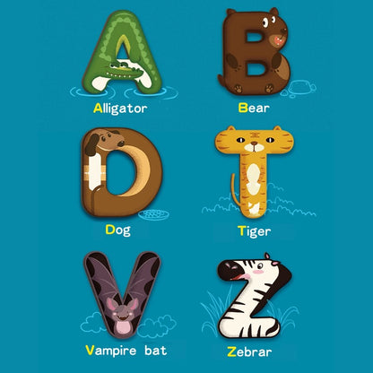 I Learn the Alphabet Puzzle freeshipping - GeorgiePorgy