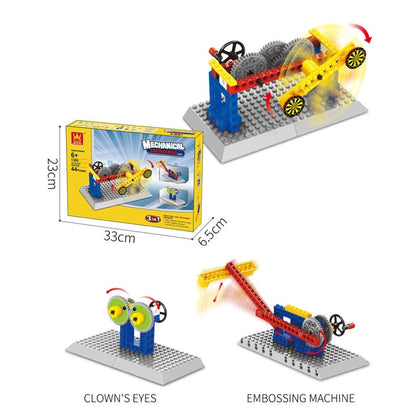 Gear Machine 3 in 1 Construction Set freeshipping - GeorgiePorgy