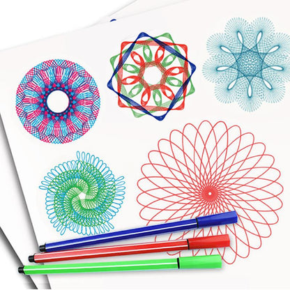 Spirograph Art Tool with Pens freeshipping - GeorgiePorgy