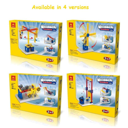 Gear Machine 3 in 1 Construction Set freeshipping - GeorgiePorgy