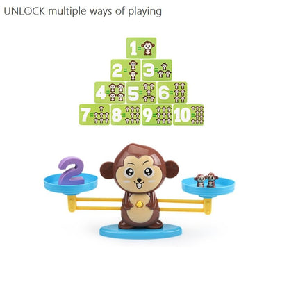 Rolling Monkey Balance Math Game freeshipping - GeorgiePorgy