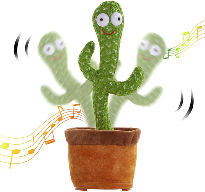 Singing and Dancing Cactus Funny Wriggle Soft Toy freeshipping - GeorgiePorgy