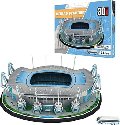 3D Football Stadium Puzzle Toy DIY Building Model Kits Construction Sets Jigsaw Puzzle - GeorgiePorgy