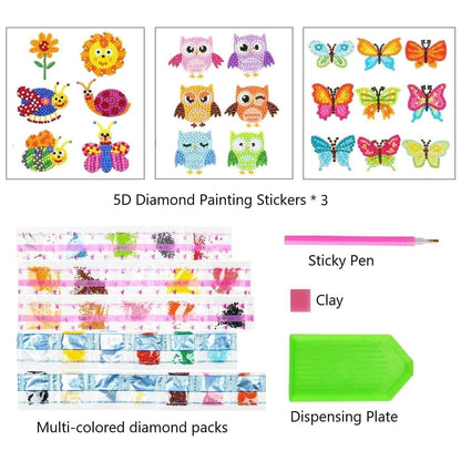 Diamond Painting Sticker DIY Kit - 21 Pack freeshipping - GeorgiePorgy