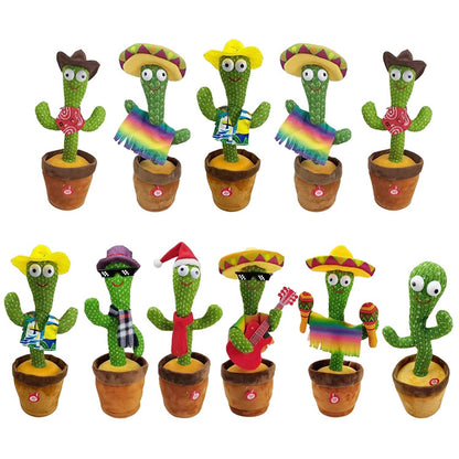 Singing and Dancing Cactus Funny Wriggle Soft Toy freeshipping - GeorgiePorgy