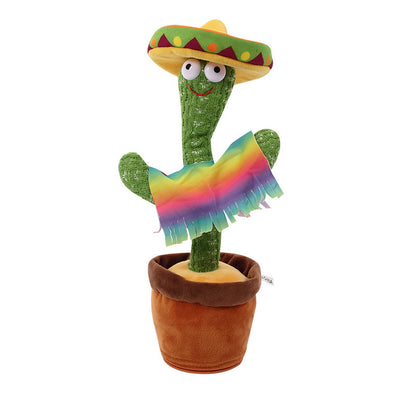 Singing and Dancing Cactus Funny Wriggle Soft Toy freeshipping - GeorgiePorgy