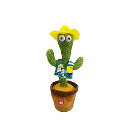 Singing and Dancing Cactus Funny Wriggle Soft Toy freeshipping - GeorgiePorgy