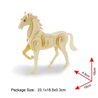 Robotime 3D Wooden Puzzle - JP207 Horse freeshipping - GeorgiePorgy