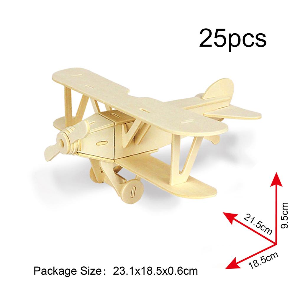 Robotime 3D Wooden Puzzle JP208 Biplane