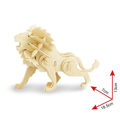 Robotime 3D Wooden Puzzle - JP225 Lion freeshipping - GeorgiePorgy