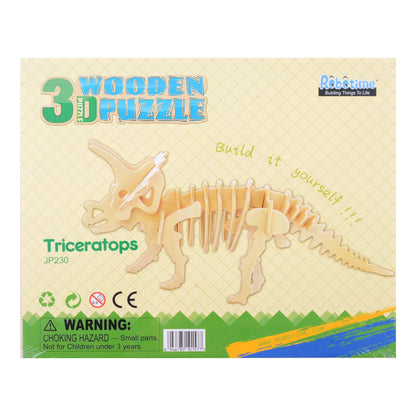 Robotime 3D Wooden Puzzle - JP230 Triceratops freeshipping - GeorgiePorgy