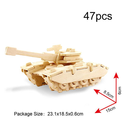 Robotime 3D Wooden Puzzle - JP234 Tank freeshipping - GeorgiePorgy