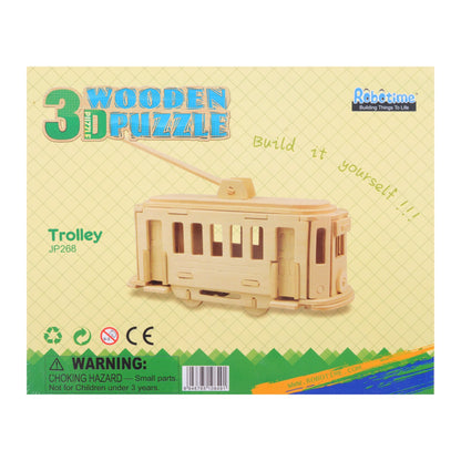 Robotime 3D Wooden Puzzle - JP268 Tram freeshipping - GeorgiePorgy