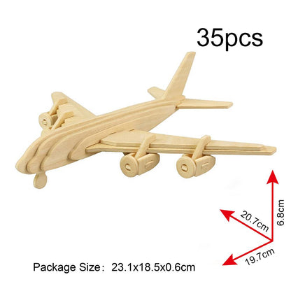 Robotime 3D Wooden Puzzle - JP270 aircraft freeshipping - GeorgiePorgy