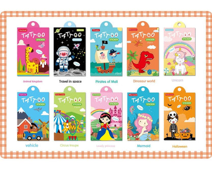 21pcs Kids Temporary Tattoos Stickers freeshipping - GeorgiePorgy