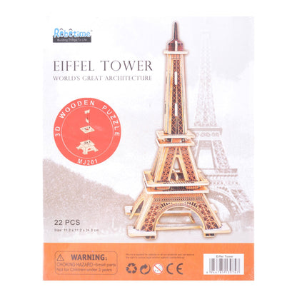 Robotime 3D wooden building puzzle-Eiffel Tower freeshipping - GeorgiePorgy