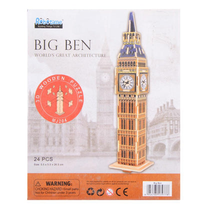 Robotime 3D wooden building puzzle-Big Ben freeshipping - GeorgiePorgy