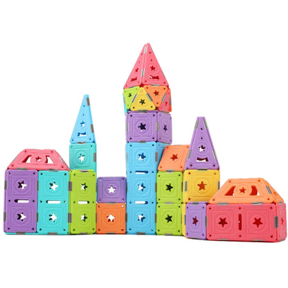 Magspace Magnetic Building Blocks Marshmallow Castle - Soft Glue Star 129pcs freeshipping - GeorgiePorgy