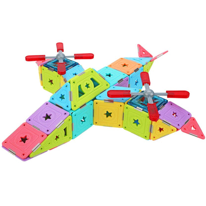 Magspace Magnetic Building Blocks The Perfect Pilot - Soft Glue Star 74pcs freeshipping - GeorgiePorgy