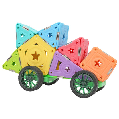 Magspace Magnetic Building Blocks Variable Cart - Soft Glue Star 75pcs freeshipping - GeorgiePorgy