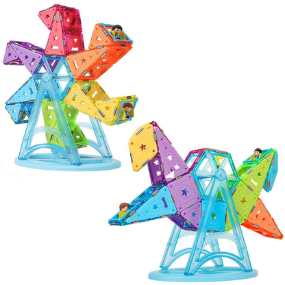 Magspace Magnetic Building Blocks XL Carnival Set - Soft Glue Star 110pcs freeshipping - GeorgiePorgy