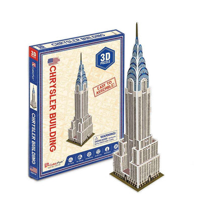 Chrysler 3D Building Jigsaw puzzle 22pcs freeshipping - GeorgiePorgy