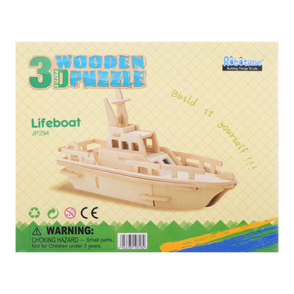 Robotime 3D Wooden Puzzle - JP294 Life boat freeshipping - GeorgiePorgy