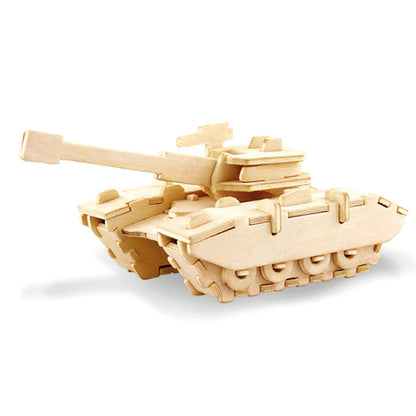 Robotime 3D Wooden Puzzle - JP234 Tank - GeorgiePorgy