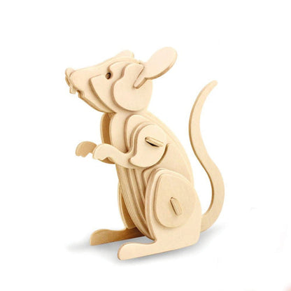 Robotime 3D Wooden Puzzle - JP253 Mouse