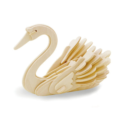 Robotime 3D Wooden Puzzle - JP213 Swan - GeorgiePorgy