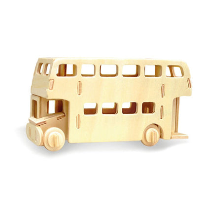 Robotime 3D Wooden Puzzle - JP238 Double Decker Bus - GeorgiePorgy