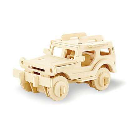 Robotime 3D Wooden Puzzle - JP232 Jeep - GeorgiePorgy